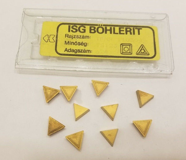 10 Pcs ISG BOHLERIT TFMR 110304 TS123 624 Lathe Mill Carbide Inserts Tools