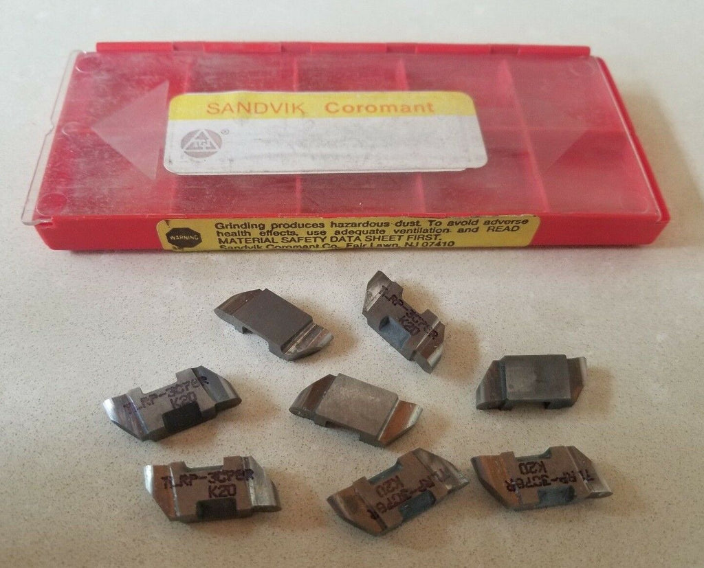SANDVIK Coromant TLRP 3078R K20 Lathe Grooving Cut Off Carbide Inserts