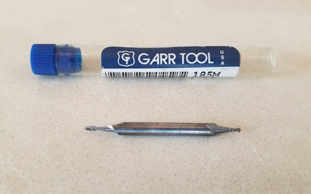 GARR Tool 185M 3/64" End Mill Carbide EDP # 07020 Double Ended New