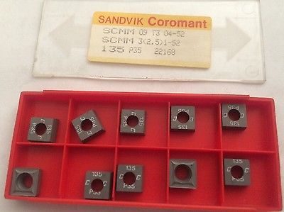 SANDVIK Coromant SCMM 09 T3 04-52 135 P35 Lathe Mill Carbide Inserts 10 Pcs New