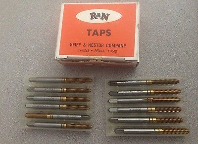 Reiff Nestor R&N ThreadFormer HSS Standard Bottom Tap 12 Pcs 10 - 24 BH7 Tin USA