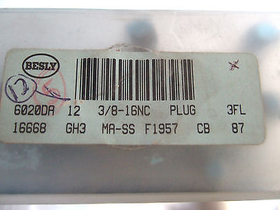 Bendix Besly Tap 3/8-16 NC 3 Flute GH3 Plug Brand New Made In USA