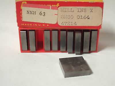 SANDVIK COROMANT MILL INS X SM30 0164 47214 NNH 63 Lathe Carbide Inserts 10 pcs
