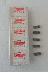 Fansteel VR/Wesson 618646T 124 B 5pcs GP.9 VR-82 Carbide Inserts Grooving New
