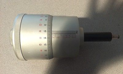 4" Boeckeler Instruments Aluminum Micrometer Head Range 0-2" Very Clean