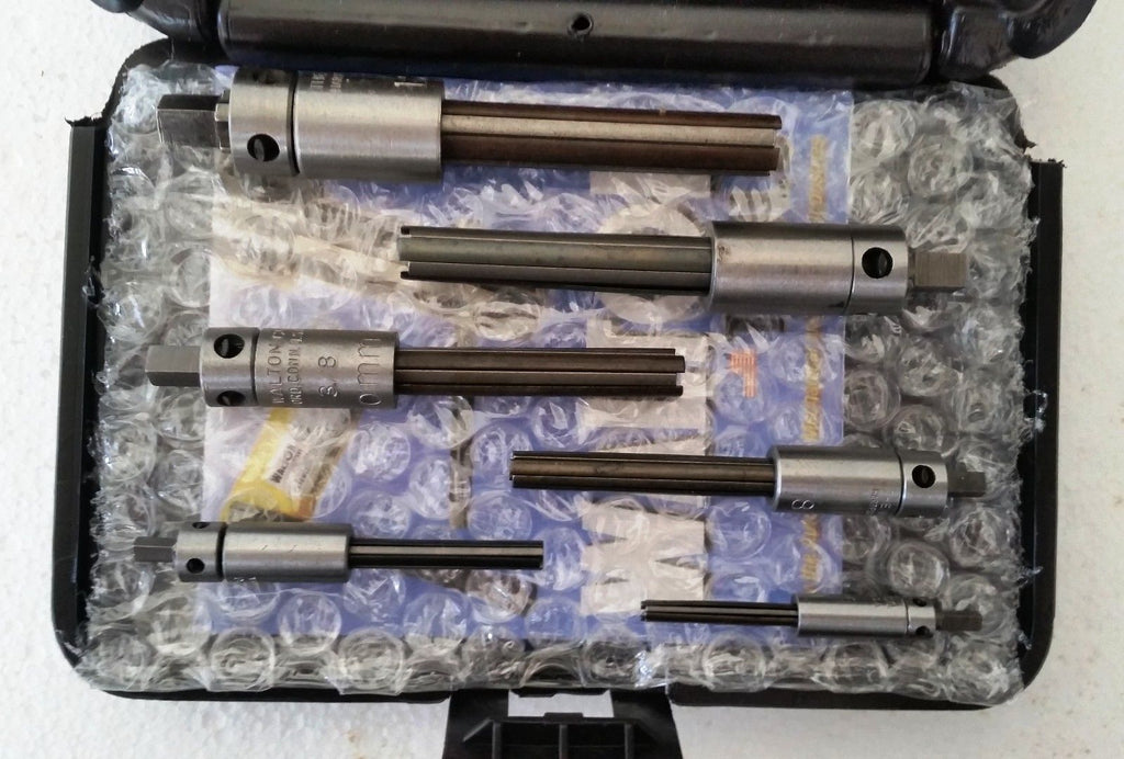 Walton Tools #1 Set of Tap Extractors 6 Piece box 4 Flute 18001 Made In USA