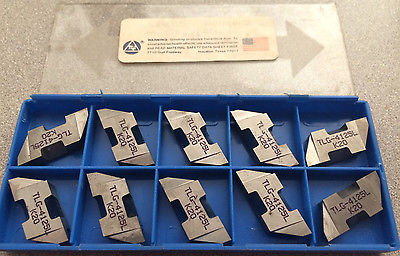 TGI USA Made TLG 4125L C2B H13A K20 Lathe Grooving Carbide Inserts 10 Pcs New