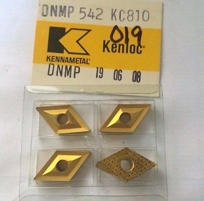 KENNAMETAL KENLOC DNMP 542 KC 810 19 06 08 Lathe Carbide 4 Inserts Mill New Gold