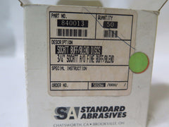 50 Pcs Standard Abrasives 80 SOCATT Buff & Blend Discs 840013 3/4