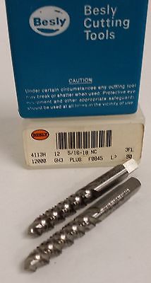 Lot of 2 Besly Tap 5/16-18NC HS GH3 TURBO-CUT 3 FLUTE PLUG BRAND NEW MADE IN USA