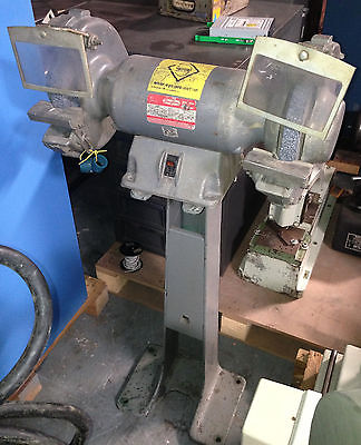 Dayton 1 HP Bench Grinder With Pedestal