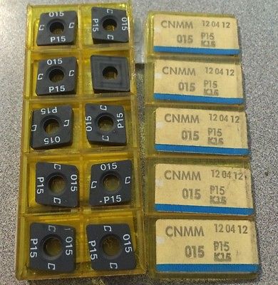 SANDVIK Coromant CNMM 433 12 04 12 015 P15 K15 Lathe Carbide 10 Inserts Tool New