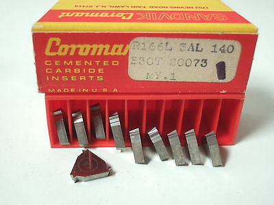 SANDVIK Coromant R166L 3AL 140 S3OT 20073 Threading Lathe Carbide Inserts