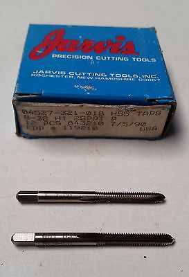 Lot of 2 Jarvis 8-32 NC GH1 2FL HS Plug Taps