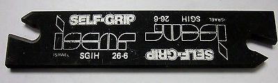 ISCAR SGIH 26-6 Indexable Turning Grooving Cut Off Self Grip Tool Holder New
