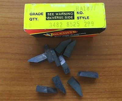 10 Pcs Valenite VC2 HA1877 3482 8525 299 Lathe Carbide Inserts Tools New