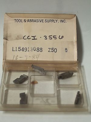 TOOL ABRASIVE Inserts L154913088 Z50 Lathe Grooving Carbide Inserts 5 pcs New