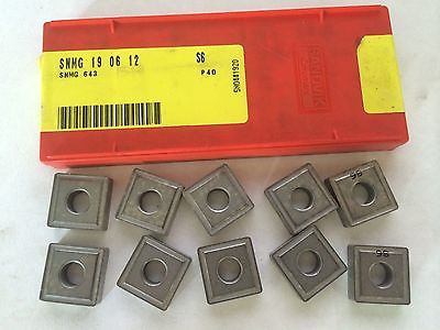 10 Pcs SANDVIK Coromant SNMG 643 19 06 12 S6 P40 Lathe Carbide Inserts Tools New