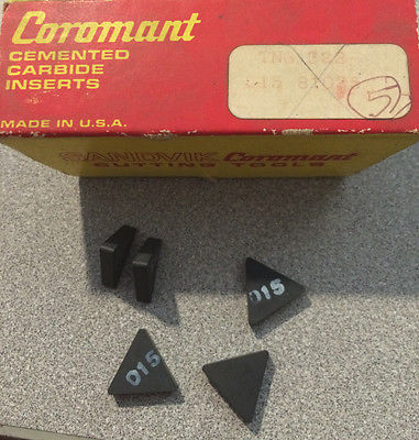 SANDVIK Coromant TNG 323 015 81025 Lathe Carbide Inserts 5 Pcs New Tools