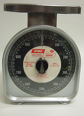 Pelouze Y-Line YG-4000-R 1000g 1 Kg x 5g Blood Sponge Scale Model 4000