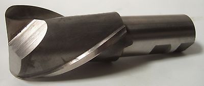 BRUBAKER HSS LH End Mill 2" 2 Flute, 1-1/4" Diameter Shank Brand New USA Made