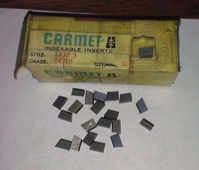 20 Pcs CARMET LM3P 3 CA 720 Lathe Indexable Carbide Inserts Mill Tools New