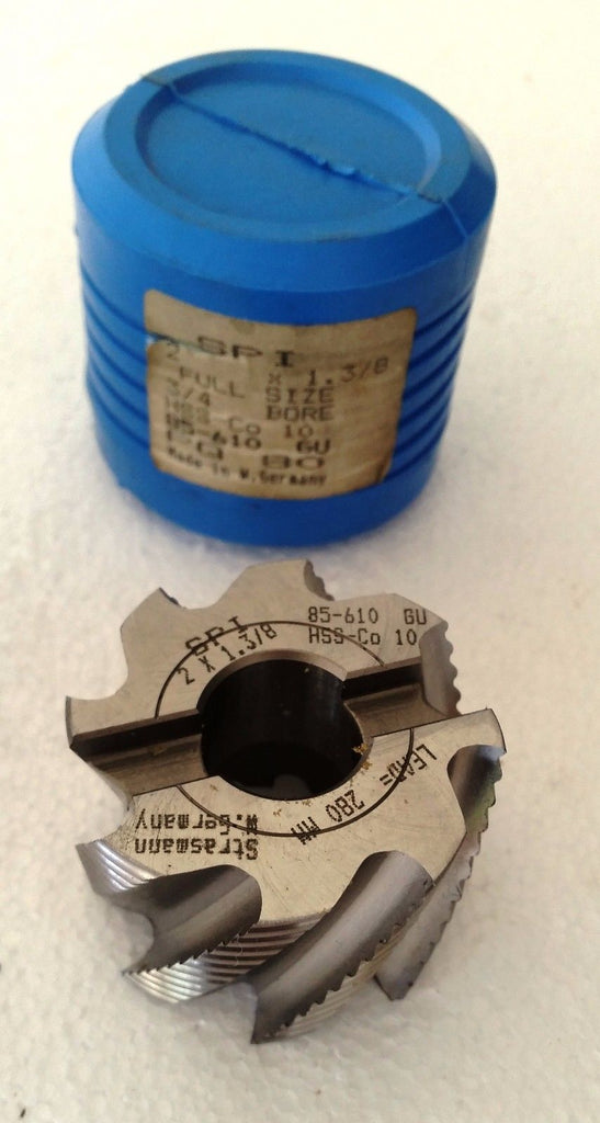 SPI Strasmann 2 X 1.3/8 HSS-Co 10 3/4 Bore 280mm Lead 85-610 GU Made in Germany