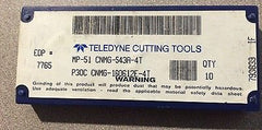 Teledyne Cutting Tools CNMG 543A 4T MP 51 P30C Lathe Carbide Inserts 2 Pcs Gold