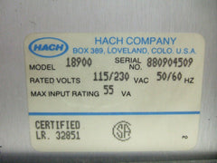 HACH Company RATIO TURBIDIMETER 18900 S/N 880904509