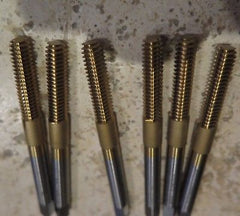 Lot of 6 Pcs New England Tap 1/4-20 NC H7 THD Form B Ticlad HSS 435991 New