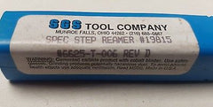SGS Tool Company Carbide Step Reamer Drill # 19815 6625-T-006 REV D 1/2