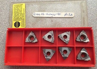 SANDVIK Coromant R166.0G 16UN01 80 H13A Lathe Carbide Inserts 7 Pcs New Tools