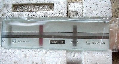 New HEIDENHAIN DIADUR 20196011 C10 5-3/4" x 1-1/2" Glass Linear Scale LID 310