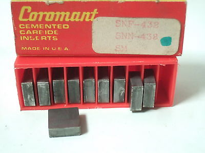 SANDVIK Coromant SNF 432 SNN 432 SM Lathe Mill Carbide Inserts 10 Pcs New