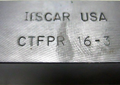ISCAR CTFPR 16 - 3 Indexable Turning Grooving Cut Off Self Grip Tool Holder New