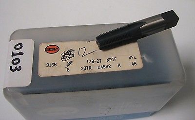 2 Bendix Besly Tap 1/8 - 27 NPTF 4 Flutes 33TR W4562 K 46 Brand New Made in USA