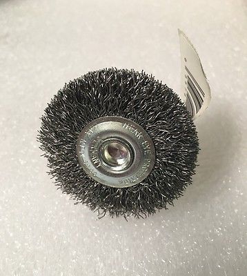 Lot of 12 Wire Brush Wheels 1/4