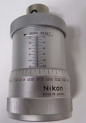 Nikon Micrometer Head for Profile Projector 1DIV. 0.0001 In Good Condition