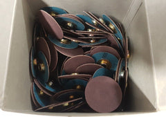 100 Pcs Standard Abrasives SOCATT Quick Change Disc Scotch 522307 1-1/2 2 PLY