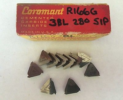 10 Pcs SANDVIK Coromant R166G 3BL 280 S1P Threading Lathe Carbide Inserts Tools