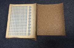 Lot 100 Carborundum Abrasives Fastcut Finishing Paper 9x11 50 Grit Garnet 10854