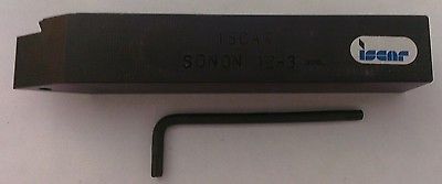ISCAR SDNON 12 - 3 Indexable Turning Grooving Cut Off Self Grip Tool Holder New