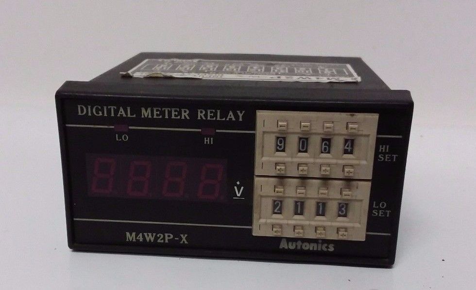 Autonics M4W2P-X Digital Meter Relay Panel