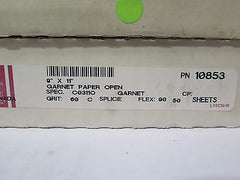 Lot 150 Carborundum Abrasives Coated Sheets 9x11 Diamond Grit 10853 Sanding