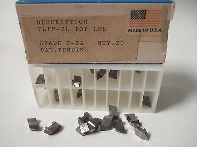 SANDVIK Coromant TLTP-2L TOPLOK C-2A Grooving Lathe Carbide Inserts 20 Pcs New