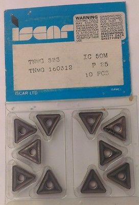 ISCAR TNMG 323 IC 50M P 25 Carbide Inserts 10 Pcs Lathe Turning New Mill Tools
