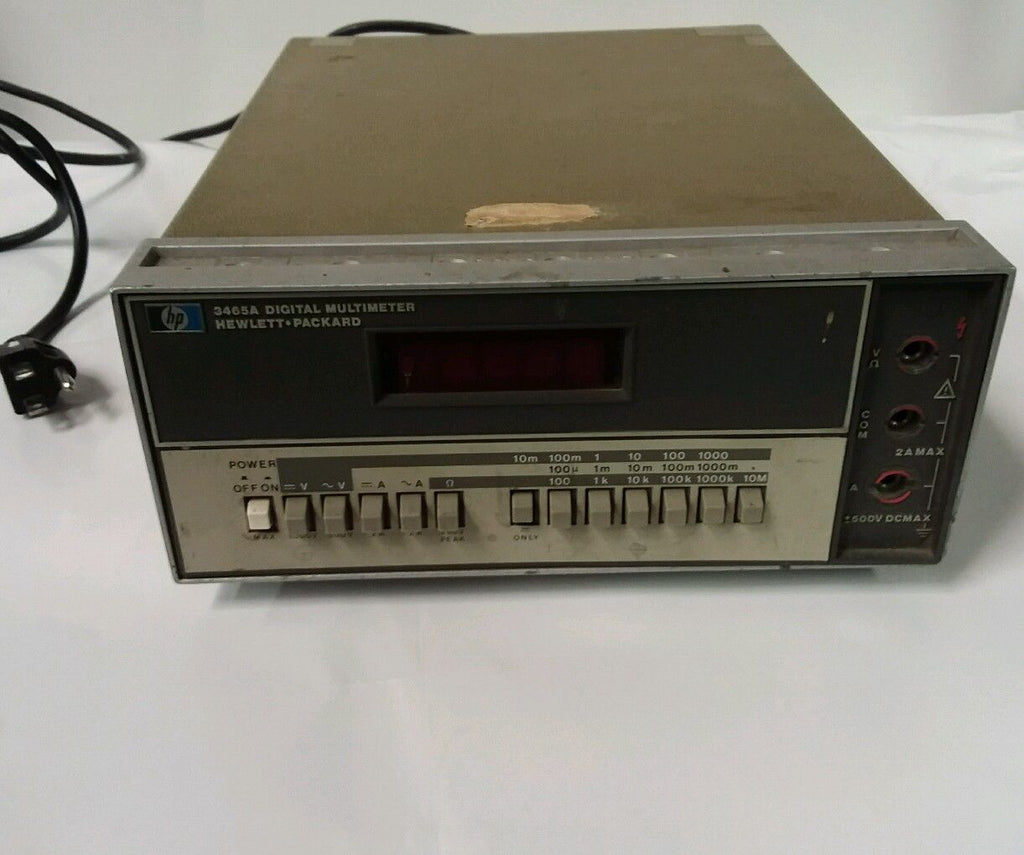 HP Hewlett Packard Agilent 3465A Multimeter