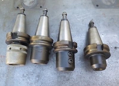 Lot of 4 BT45 YMZ Nikken End Mills CNC Tool Holders Made in Japan