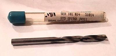 SGS Tool 51014 SER 101 0.181 Drill #14 STD Spiral Slow Drill 2 Flute Made in USA