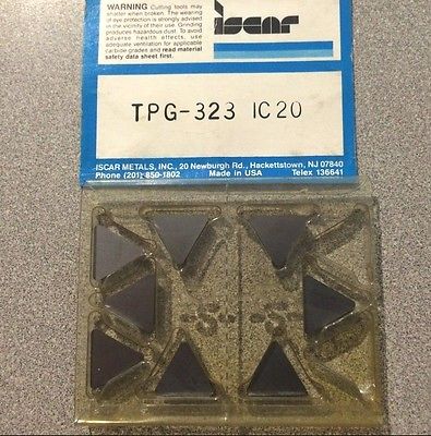 ISCAR TPG 323 IC 20 Carbide Inserts 8 Pcs Lathe Turning Tool New Mill Tools